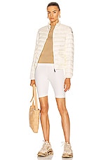 Moncler Lans Jacket in Ivory, view 6, click to view large image.