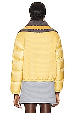 Moncler Arpont Bomber Jacket in Yellow, view 4, click to view large image.
