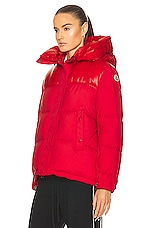 Moncler Etival Jacket in Red, view 3, click to view large image.
