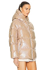 Moncler Frasne Jacket in Tan, view 3, click to view large image.