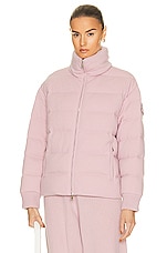 Moncler Cayeux Cashmere Jacket in Pink, view 1, click to view large image.