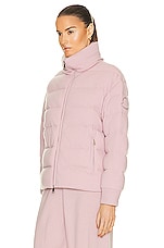 Moncler Cayeux Cashmere Jacket in Pink, view 4, click to view large image.