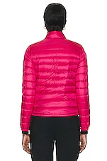 Moncler Lans Jacket in Fuchsia, view 5, click to view large image.