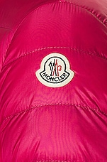 Moncler Lans Jacket in Fuchsia, view 7, click to view large image.
