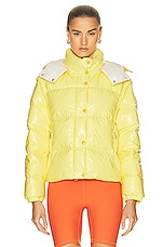 Moncler Mauleon Jacket in Yellow, view 1, click to view large image.