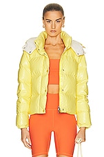 Moncler Mauleon Jacket in Yellow, view 2, click to view large image.