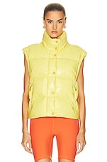 Moncler Mauleon Jacket in Yellow, view 3, click to view large image.
