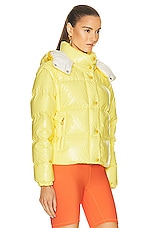 Moncler Mauleon Jacket in Yellow, view 4, click to view large image.
