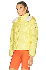 Moncler Mauleon Jacket in Yellow, view 5, click to view large image.