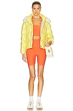 Moncler Mauleon Jacket in Yellow, view 7, click to view large image.