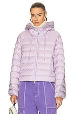 Moncler Sylans Jacket in Purple, view 1, click to view large image.