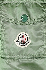 Moncler Ter Bomber Jacket in Green, view 7, click to view large image.