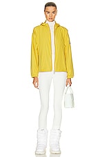 Moncler Tyx Jacket in Yellow, view 6, click to view large image.