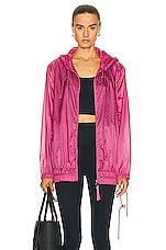 Moncler Pointu Jacket in Pink, view 2, click to view large image.