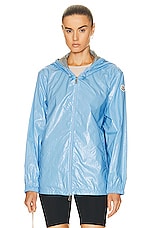 Moncler Wuisse Jacket in Blue, view 1, click to view large image.
