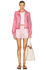 Moncler Alose Jacket in Pink, view 6, click to view large image.