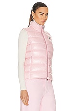 Moncler Ghany Vest in Pink, view 3, click to view large image.