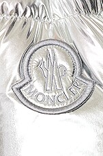 Moncler Meuse Jacket in Silver, view 7, click to view large image.