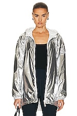 Moncler Jubba Jacket in Silver, view 2, click to view large image.
