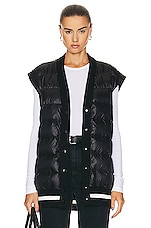 Moncler Vest in Black, view 1, click to view large image.