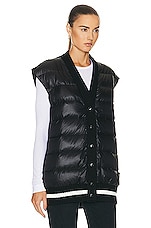 Moncler Vest in Black, view 3, click to view large image.