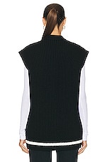 Moncler Vest in Black, view 5, click to view large image.