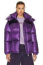 Moncler Meandre Jacket in Purple, view 2, click to view large image.