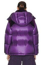 Moncler Meandre Jacket in Purple, view 5, click to view large image.