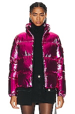 Moncler Meuse Jacket in Fuchsia, view 1, click to view large image.