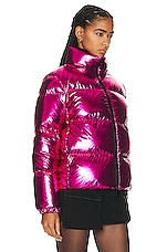 Moncler Meuse Jacket in Fuchsia, view 3, click to view large image.