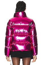 Moncler Meuse Jacket in Fuchsia, view 5, click to view large image.