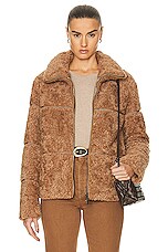 Moncler Segura Jacket in Camel, view 1, click to view large image.