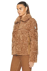 Moncler Segura Jacket in Camel, view 4, click to view large image.