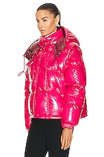 Moncler Karakorum Pop Jacket in Pink, view 5, click to view large image.