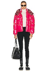 Moncler Karakorum Pop Jacket in Pink, view 7, click to view large image.