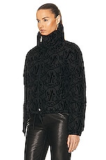 Moncler Merle Jacket in Black, view 4, click to view large image.