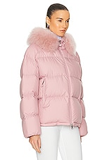 Moncler Mino Jacket in Pink, view 3, click to view large image.