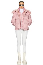 Moncler Mino Jacket in Pink, view 6, click to view large image.