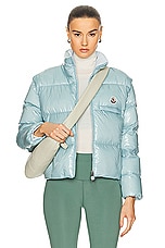 Moncler Almo Jacket in Blue, view 1, click to view large image.