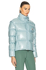 Moncler Almo Jacket in Blue, view 4, click to view large image.
