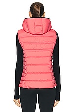 Moncler Aliterse Vest in Coral, view 5, click to view large image.