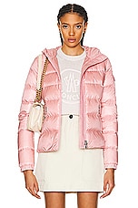 Moncler Gles Jacket in Pink, view 1, click to view large image.