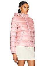 Moncler Gles Jacket in Pink, view 3, click to view large image.