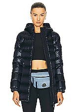 Moncler Glements Short Parka in Black, view 1, click to view large image.