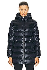 Moncler Glements Short Parka in Black, view 2, click to view large image.
