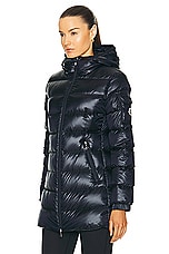 Moncler Glements Short Parka in Black, view 4, click to view large image.