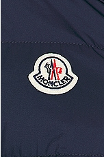 Moncler Argo Bomber in Navy Blue, view 7, click to view large image.