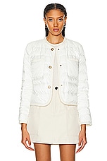 Moncler Aristeo Jacket in White, view 2, click to view large image.