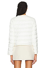 Moncler Aristeo Jacket in White, view 5, click to view large image.