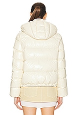 Moncler Andro Jacket in Light Yellow, view 6, click to view large image.
